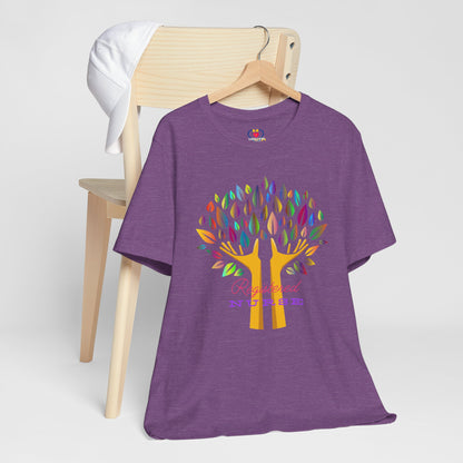 Colorful leaves Nurse T-shirt