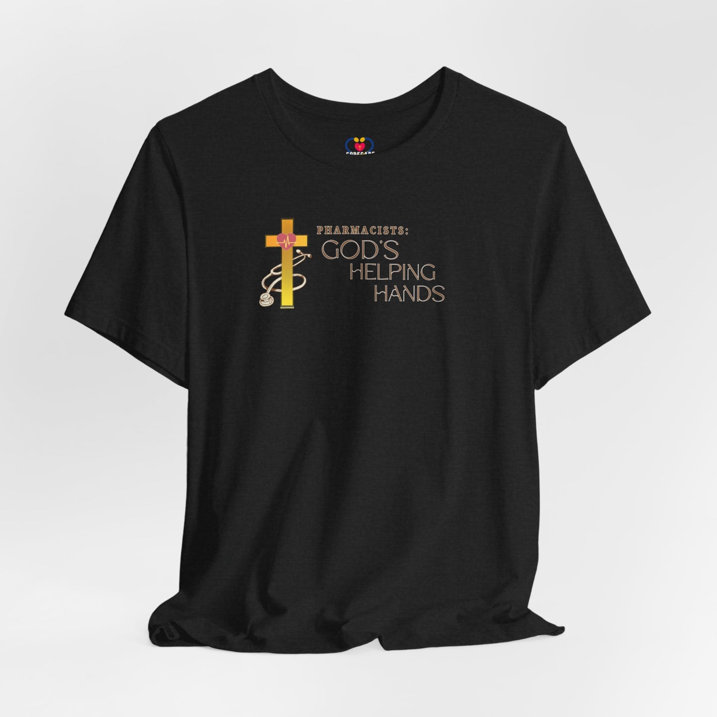 God's helping hand Pharmacist T-shirt