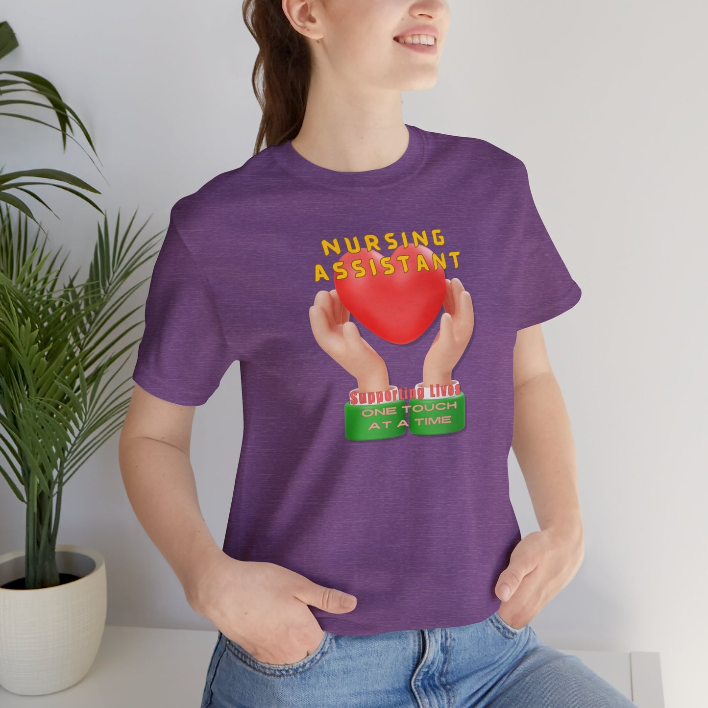 Supporting Lives Nursing Assistant T-shirt