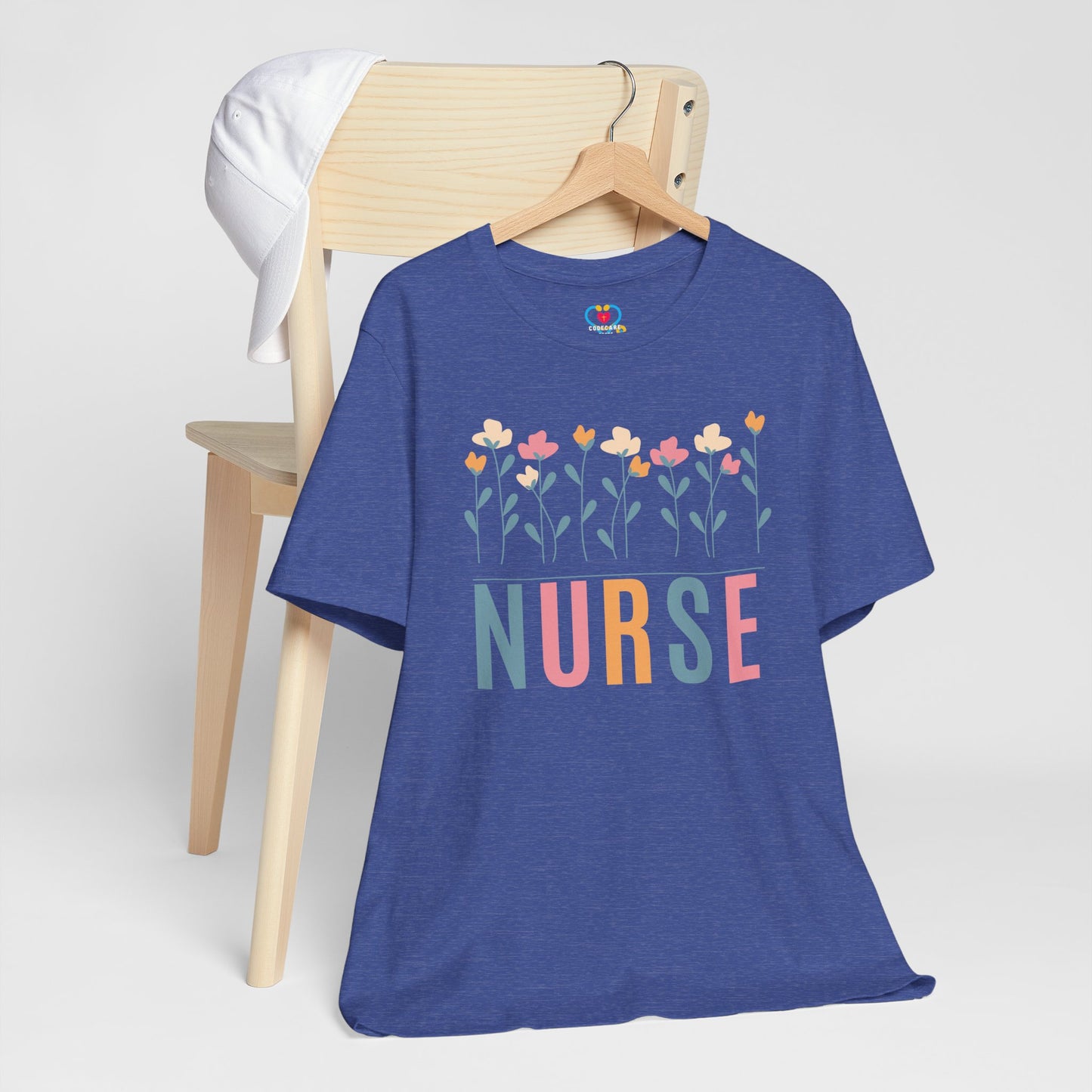 Flowers Nurse T-shirt