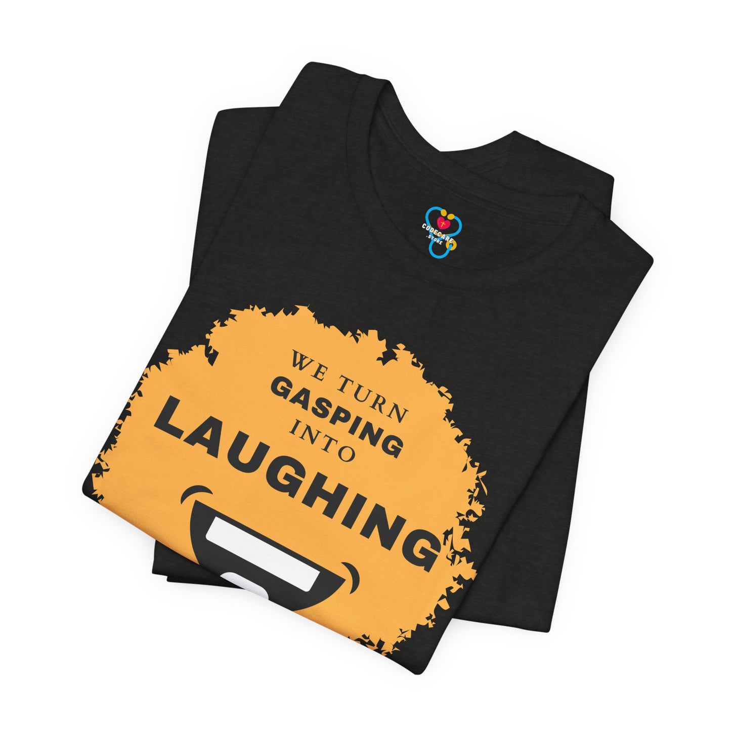 Gasping into laughing Respiratory Therapist T-shirt