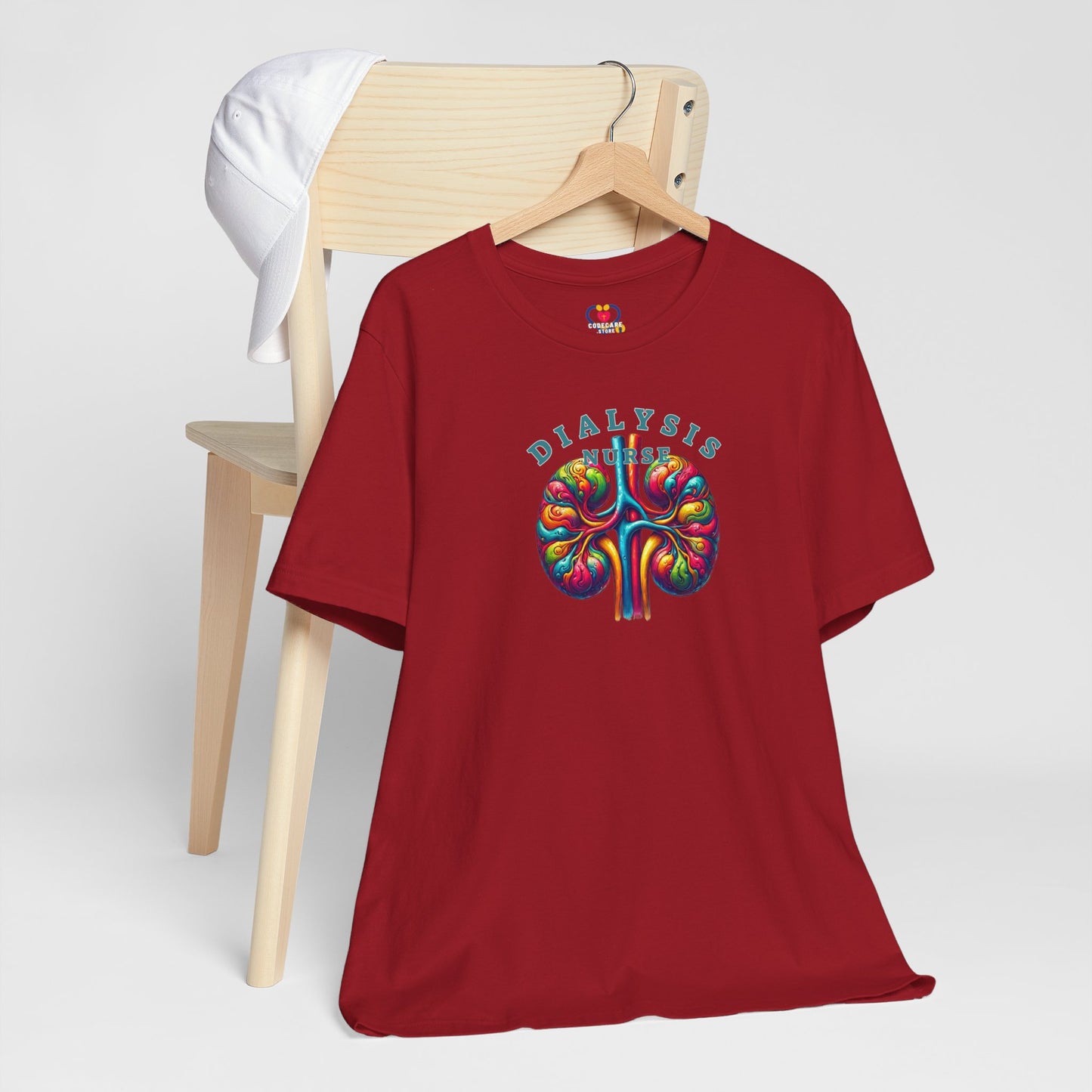 Colorful Kidneys Dialysis Nurse T-shirt