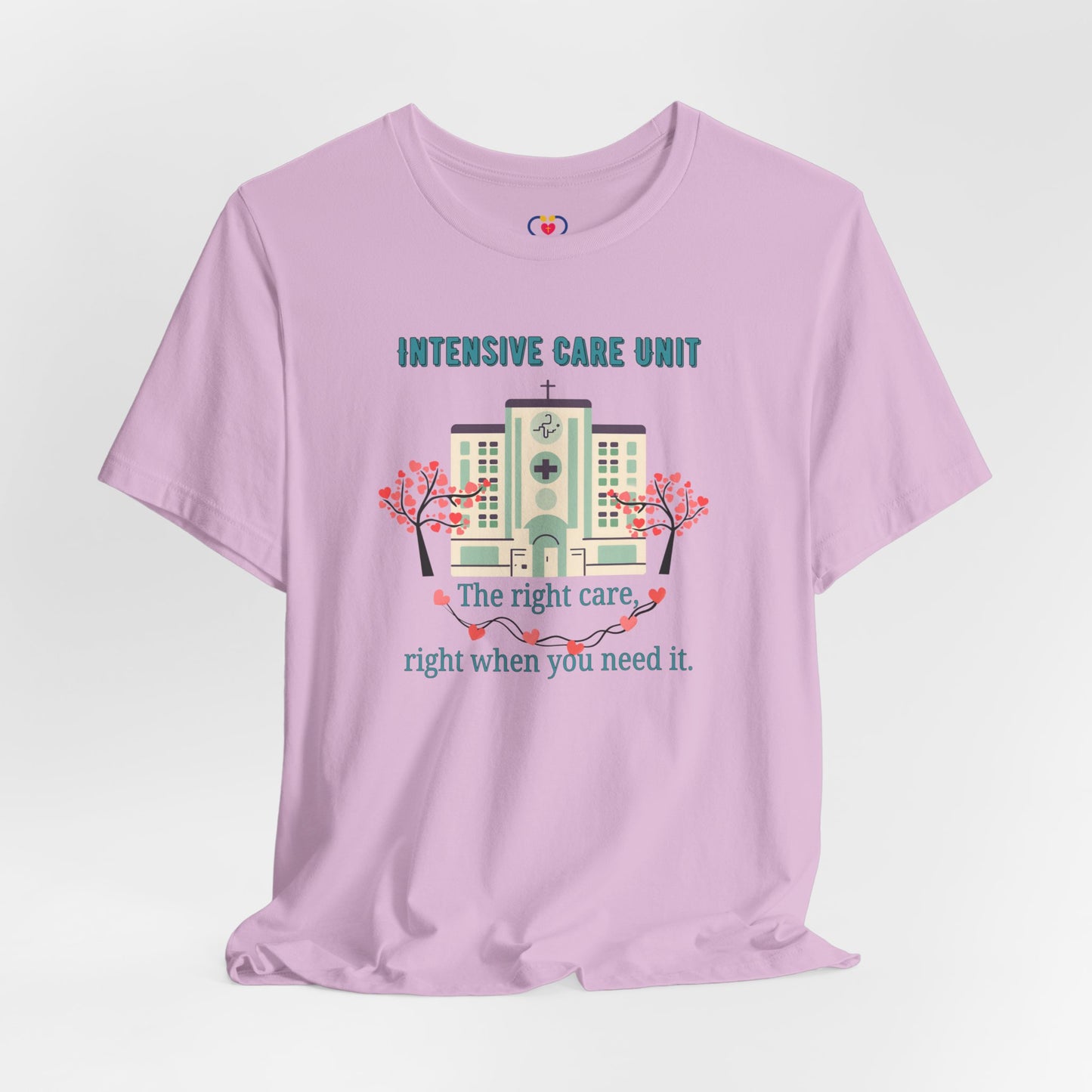 The right care in ICU T-shirt