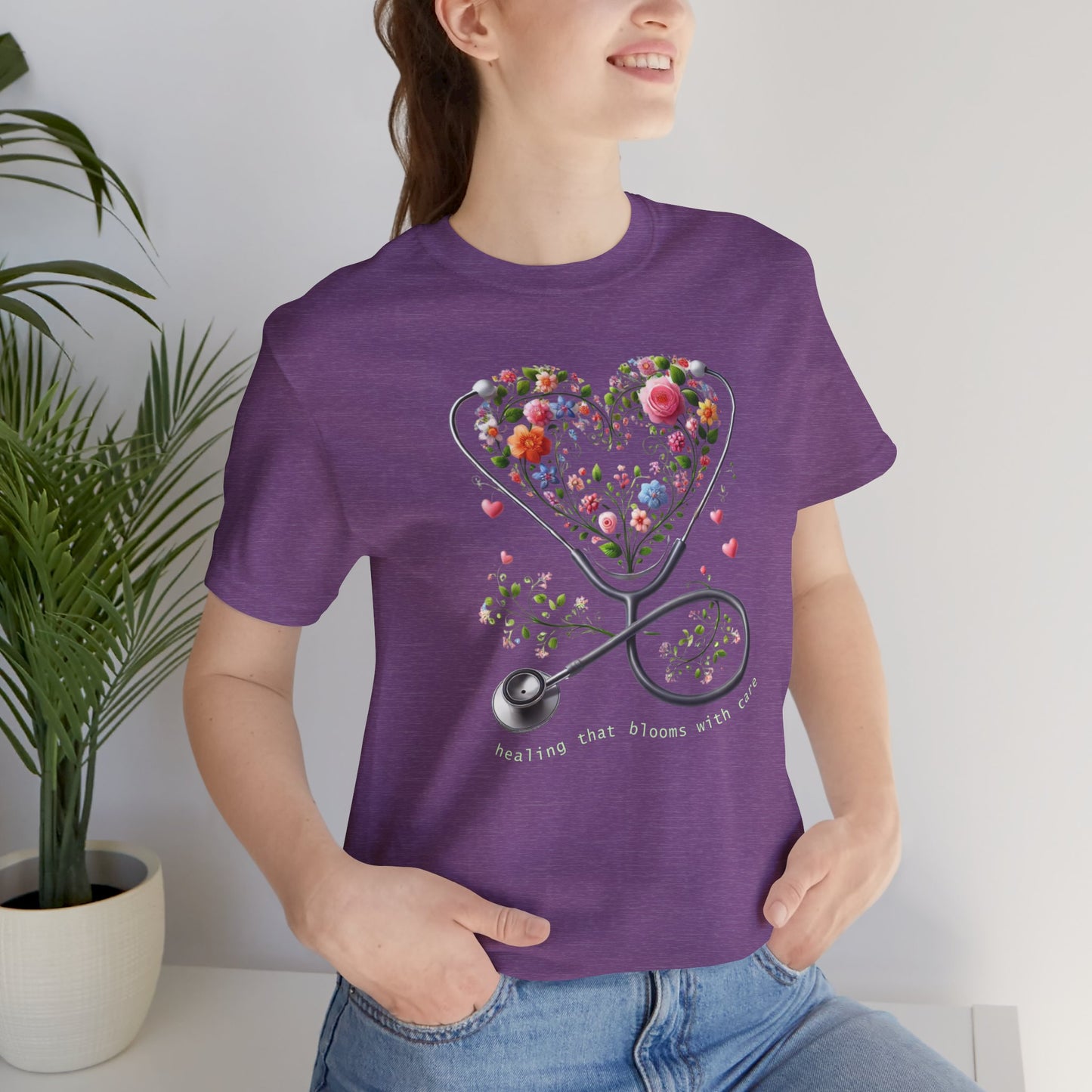 Healing that Blooms with Care T-shirt