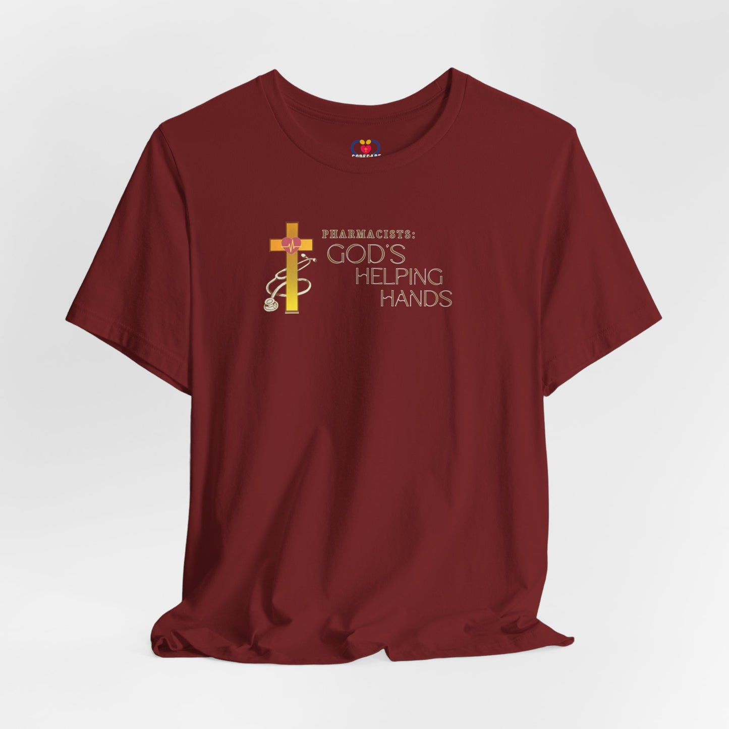 God's helping hand Pharmacist T-shirt