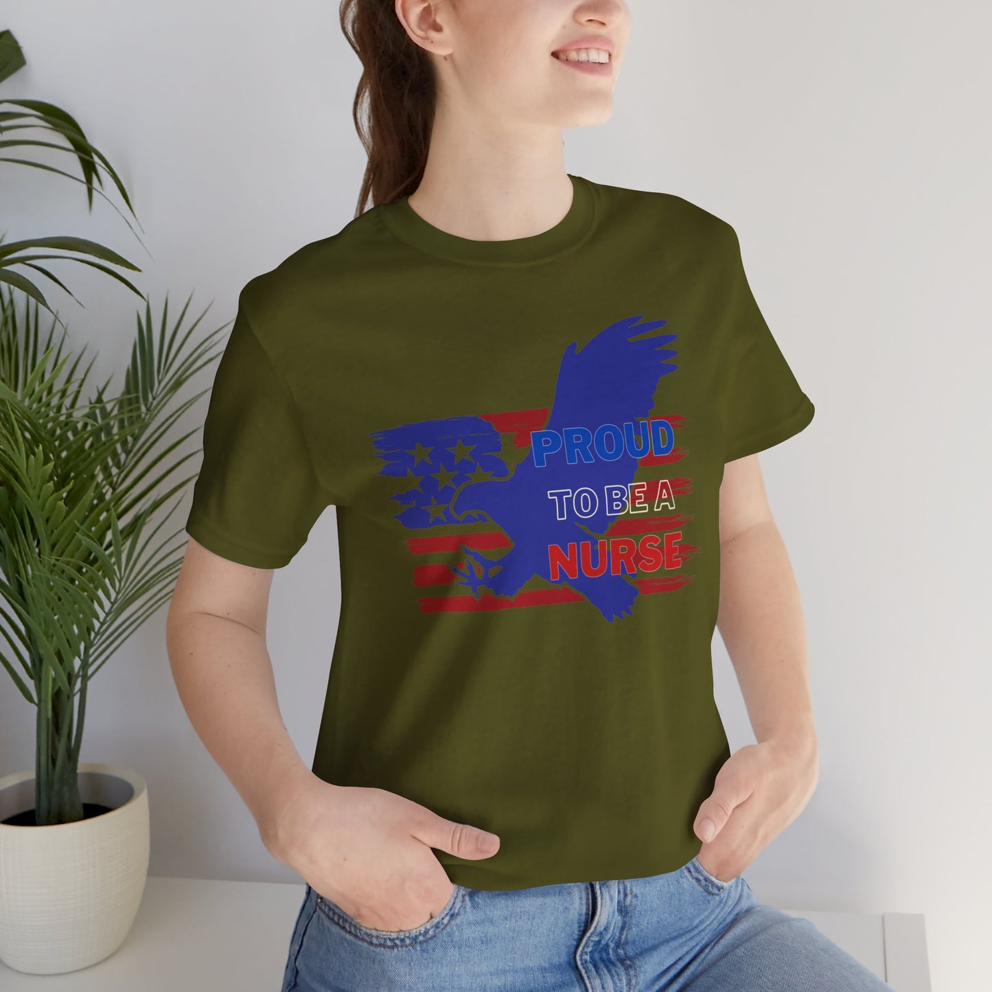 Patriotic Proud to be a Nurse T-shirt