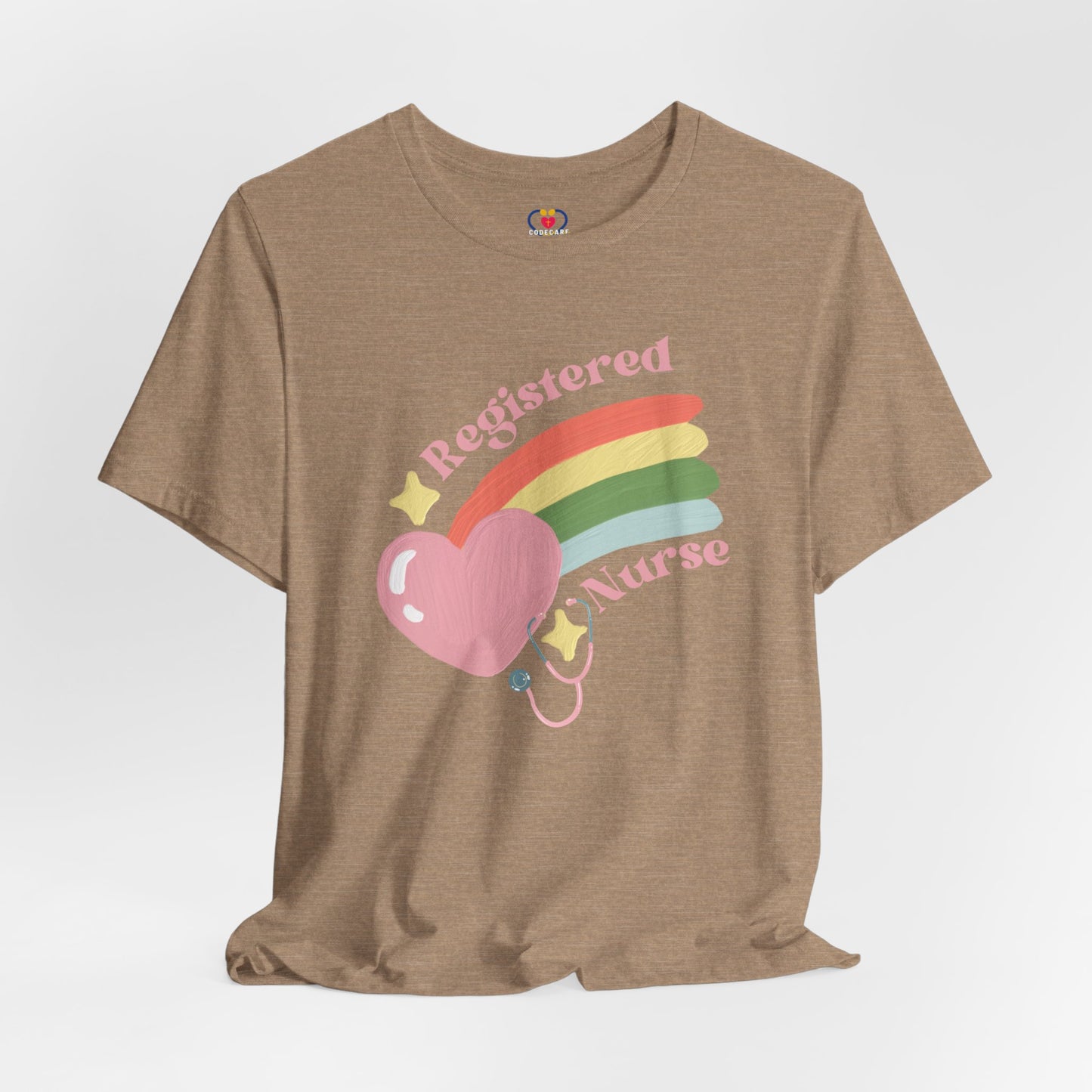 Pastel Rainbow Nurse T-shirt