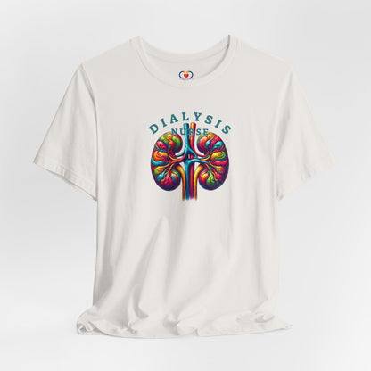 Colorful Kidneys Dialysis Nurse T-shirt