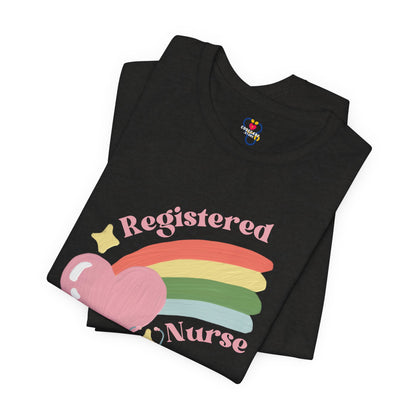 Pastel Rainbow Nurse T-shirt