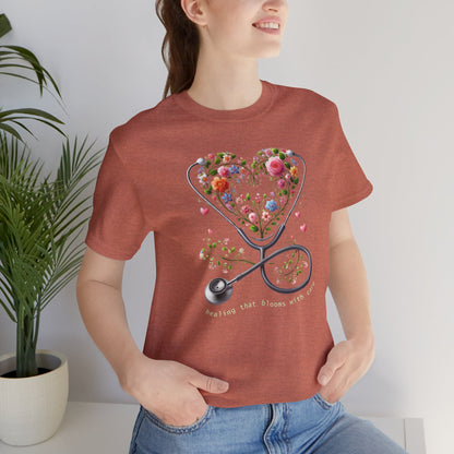 Healing that Blooms with Care T-shirt