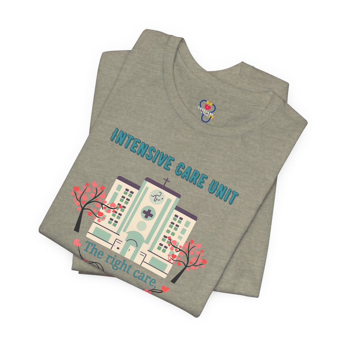 The right care in ICU T-shirt