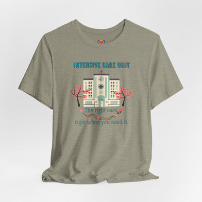 The right care in ICU T-shirt