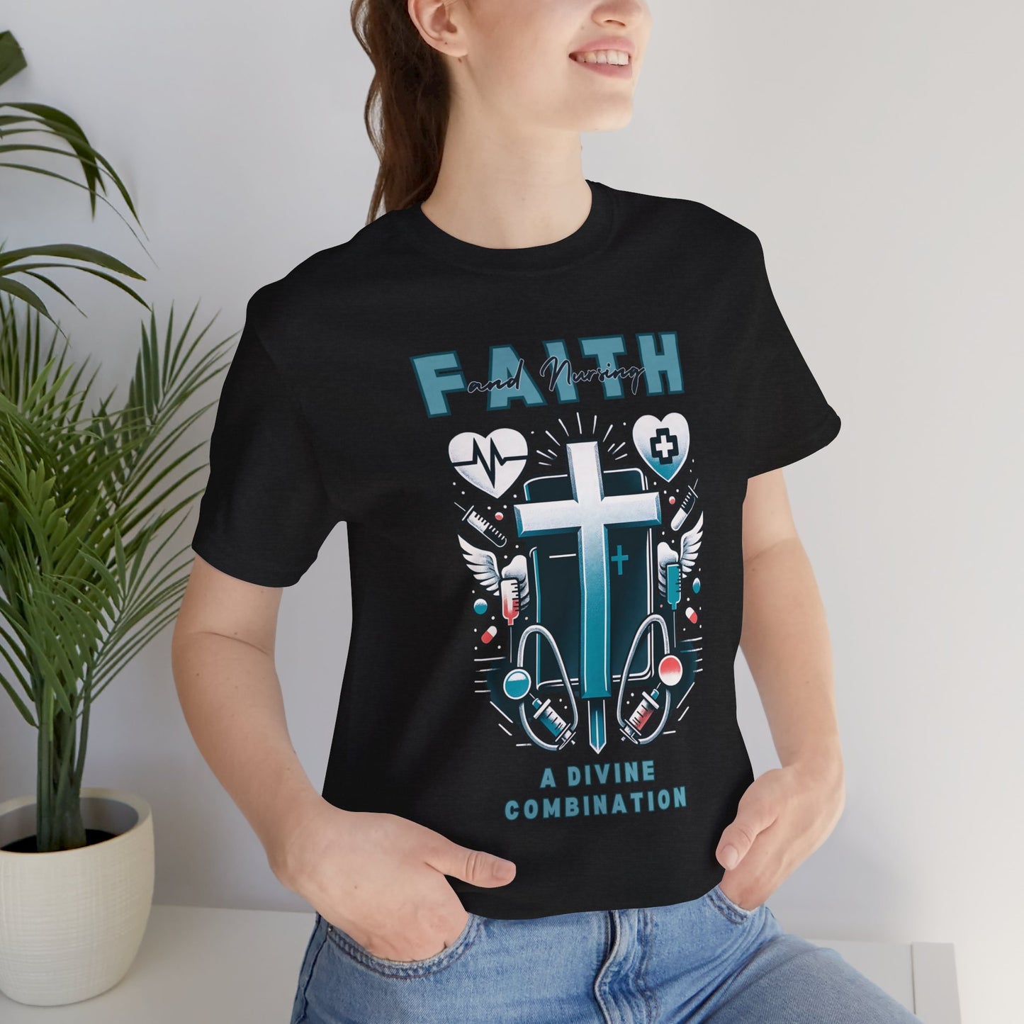 Faith and nursing T-shirt