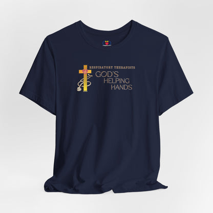 God's helping hand  Respiratory Therapist T-shirt