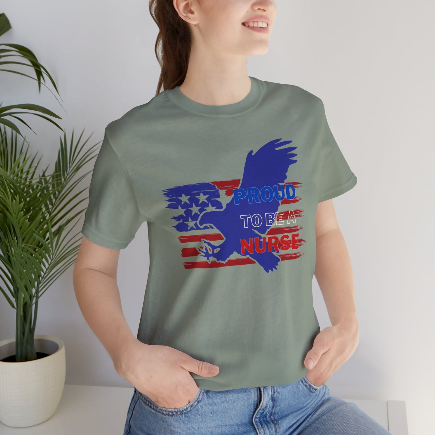 Patriotic Proud to be a Nurse T-shirt