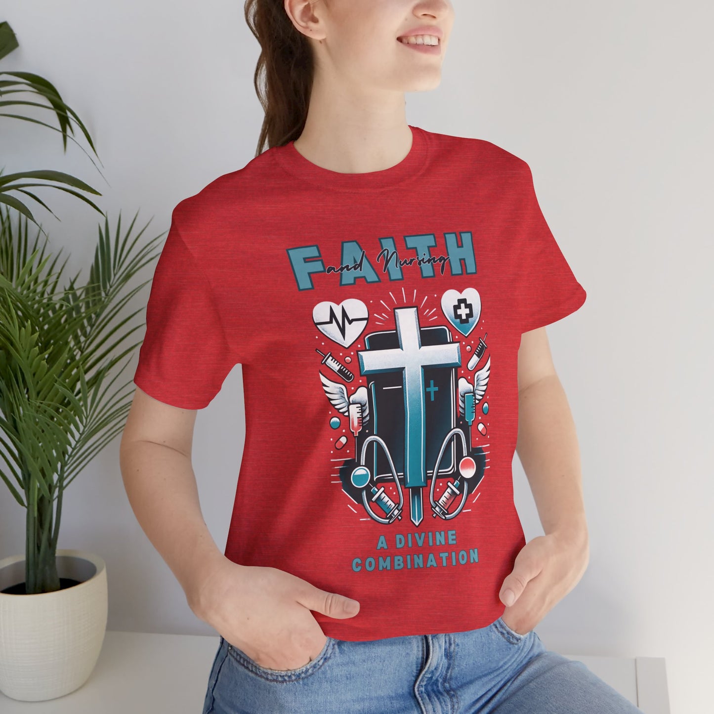 Faith and nursing T-shirt