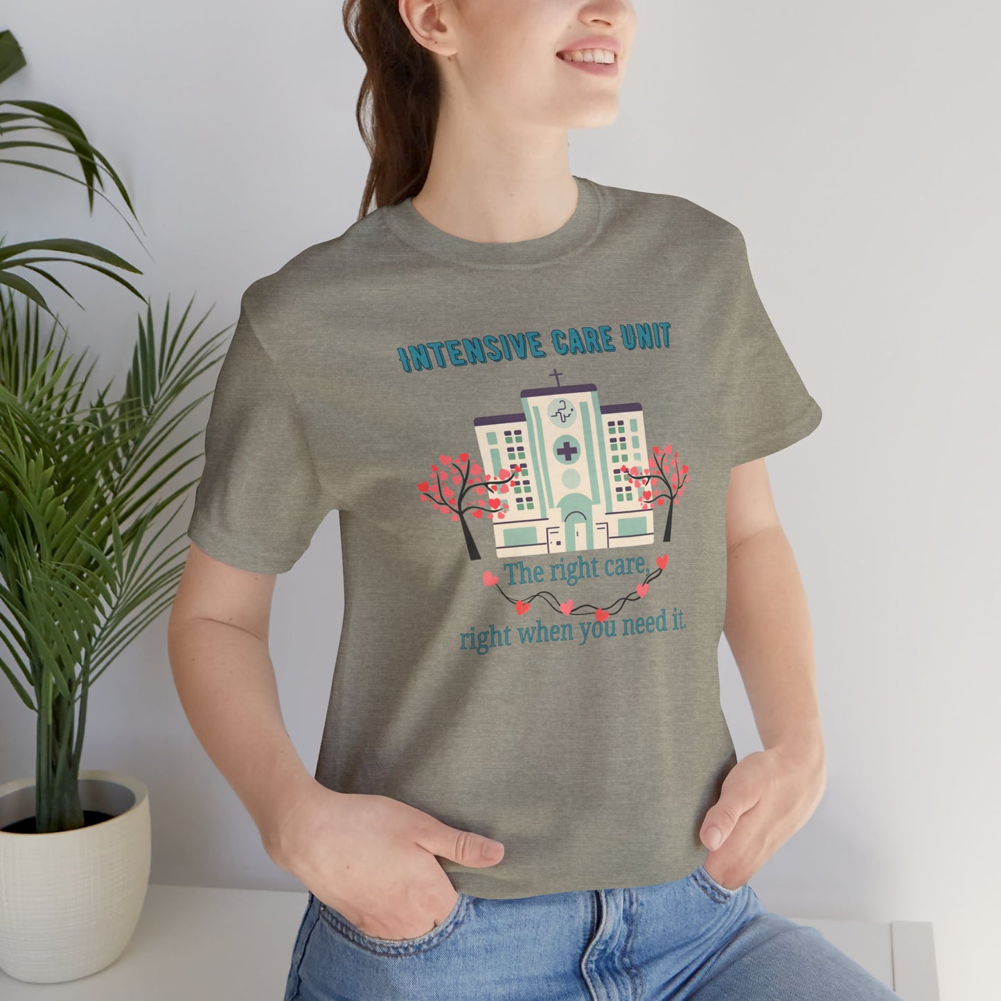 The right care in ICU T-shirt