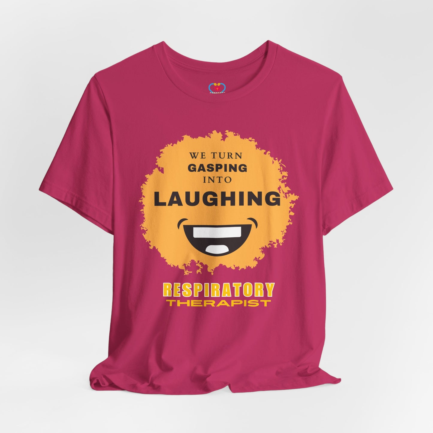 Gasping into laughing Respiratory Therapist T-shirt