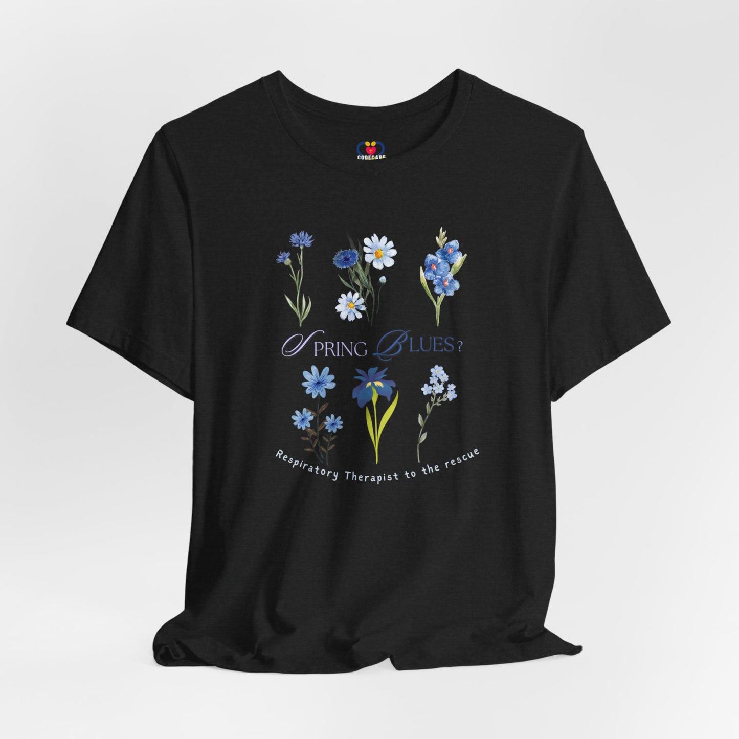 Spring Blues Respiratory Therapist T-shirt