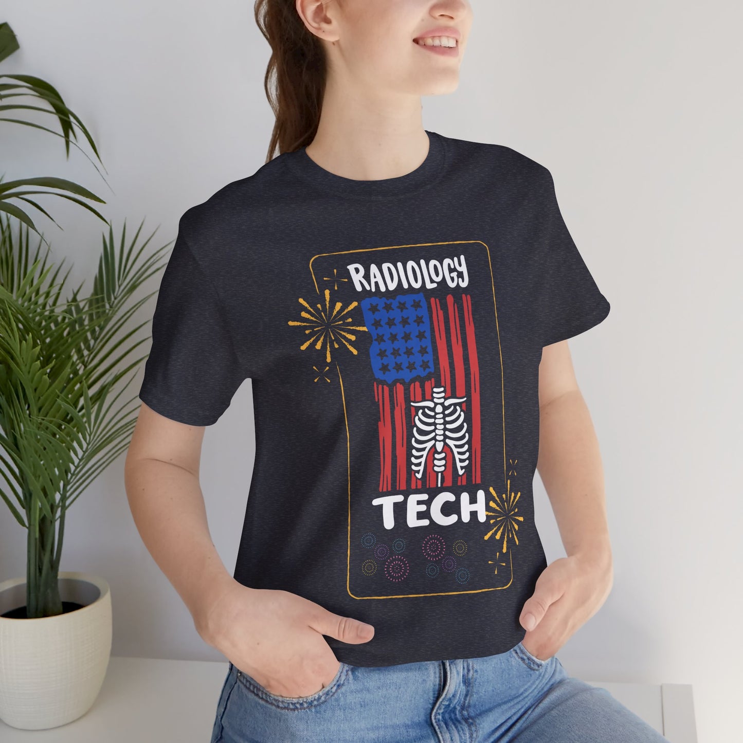 Patriotic Radiology Tech T-shirt