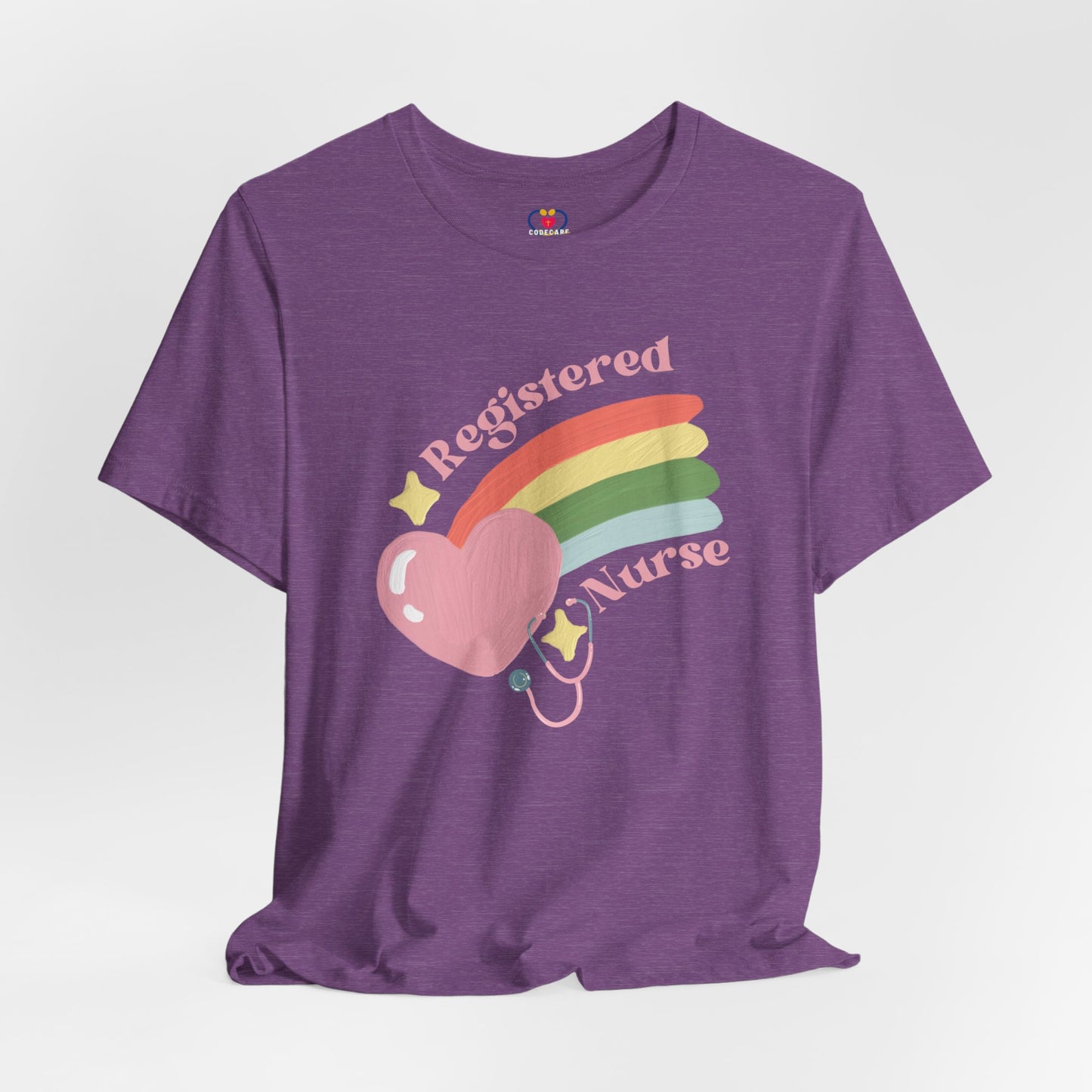 Pastel Rainbow Nurse T-shirt