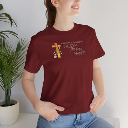 God's helping hand Nursing Assistant T-shirt