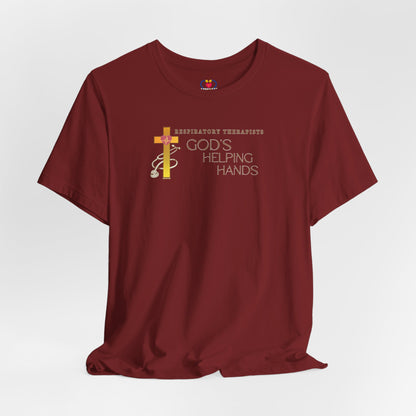 God's helping hand  Respiratory Therapist T-shirt