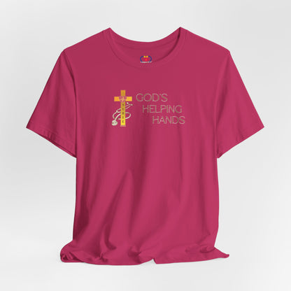 God's helping hand  Nurse T-shirt