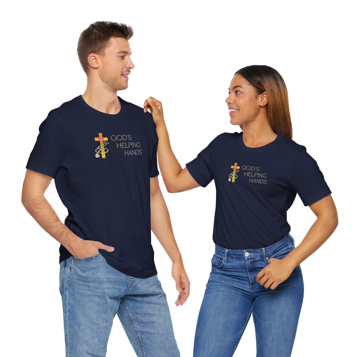 God's helping hand  Nurse T-shirt