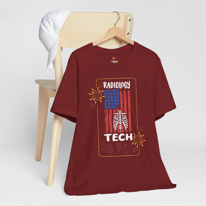 Patriotic Radiology Tech T-shirt