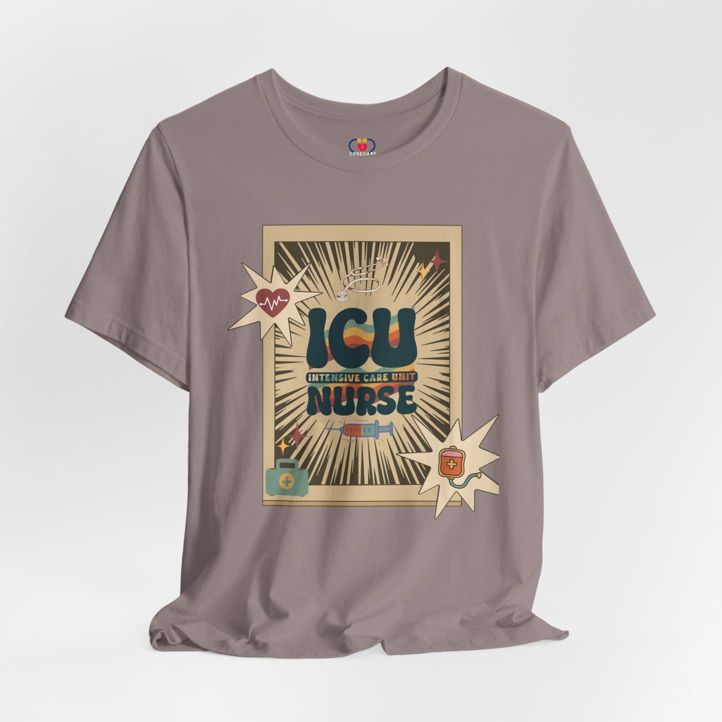 Vintage style ICU Nurse T-shirt