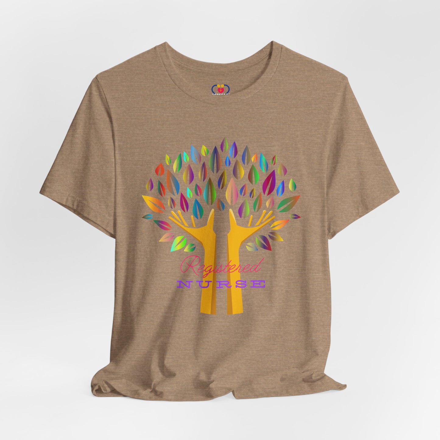 Colorful leaves Nurse T-shirt