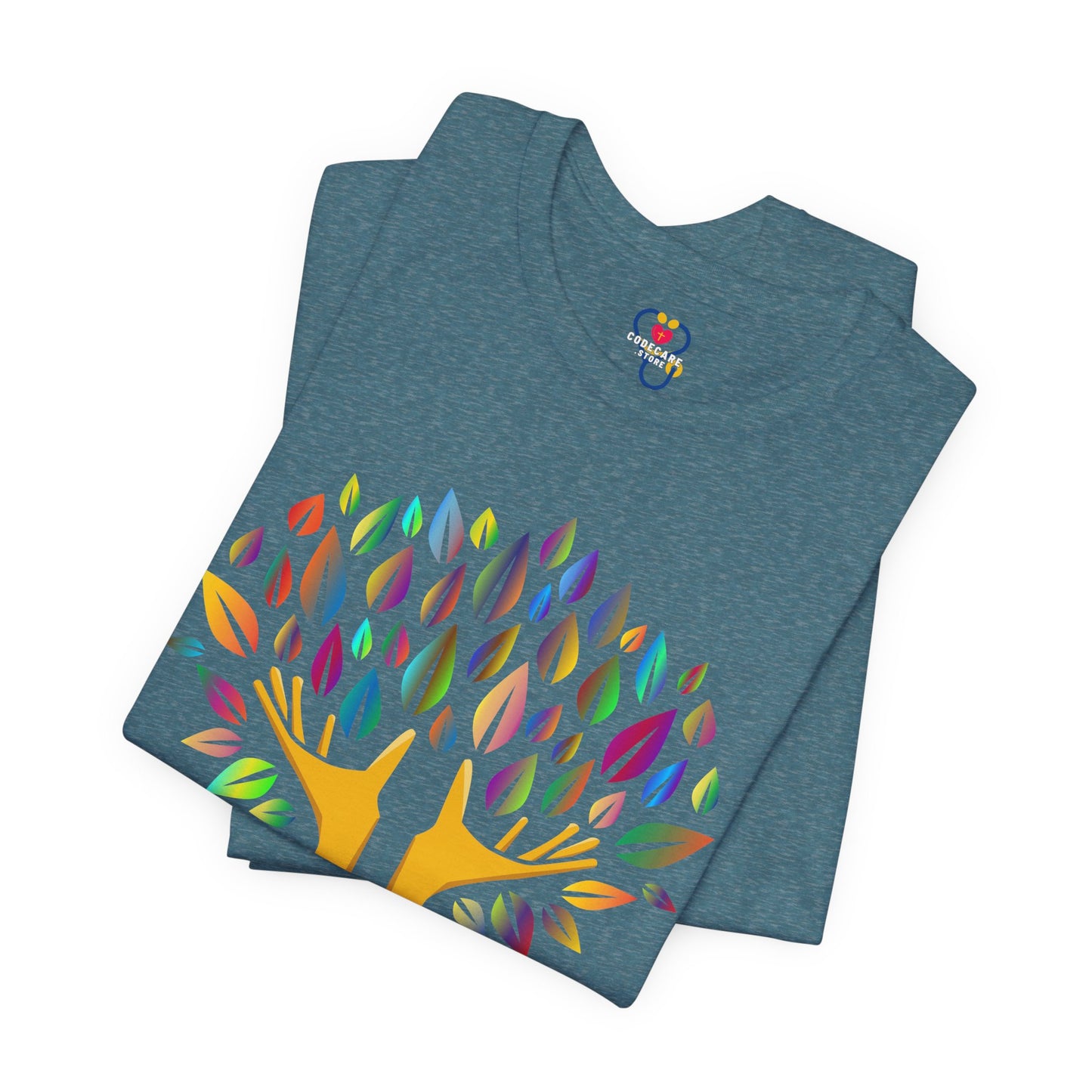 Colorful leaves Nurse T-shirt