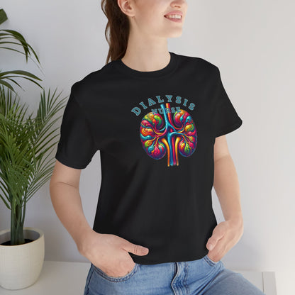 Colorful Kidneys Dialysis Nurse T-shirt