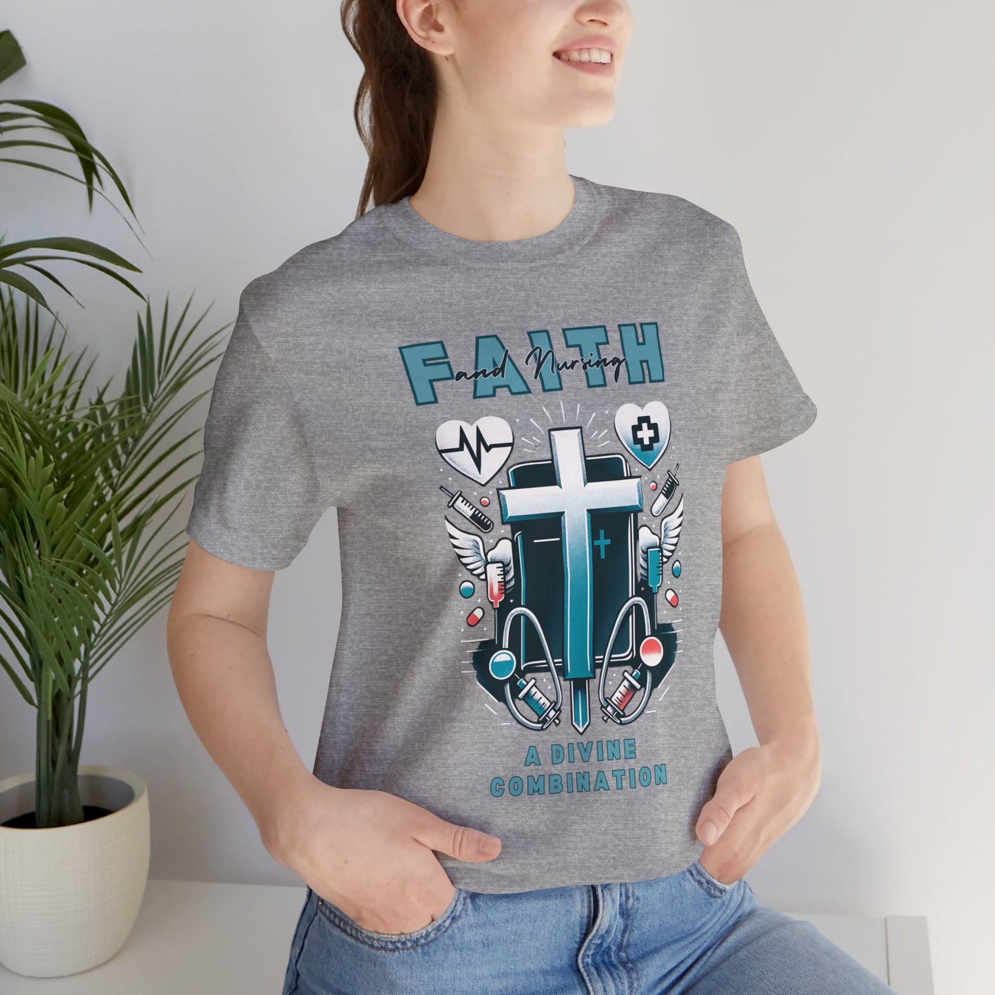 Faith and nursing T-shirt