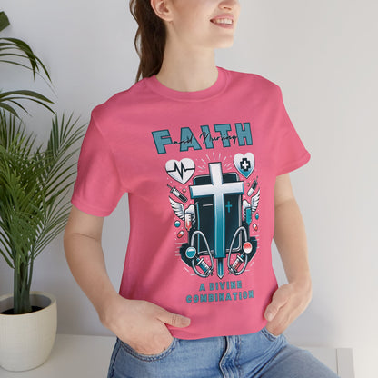 Faith and nursing T-shirt