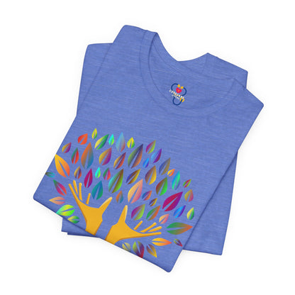 Colorful leaves Nurse T-shirt