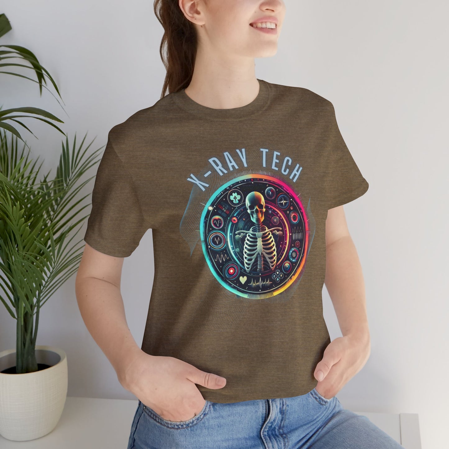 Neon Glow X-ray Tech T-shirt