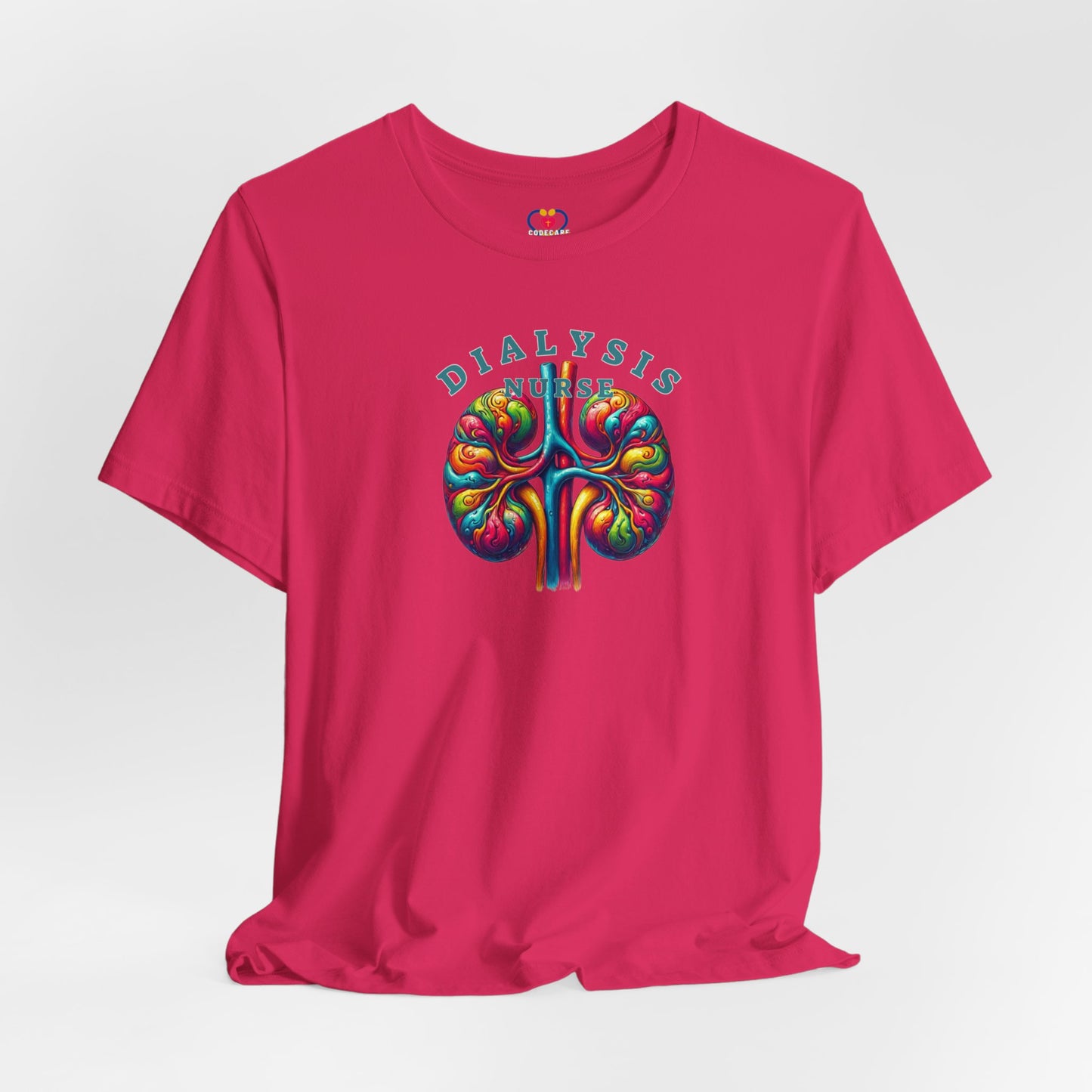 Colorful Kidneys Dialysis Nurse T-shirt