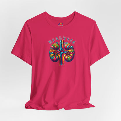 Colorful Kidneys Dialysis Nurse T-shirt