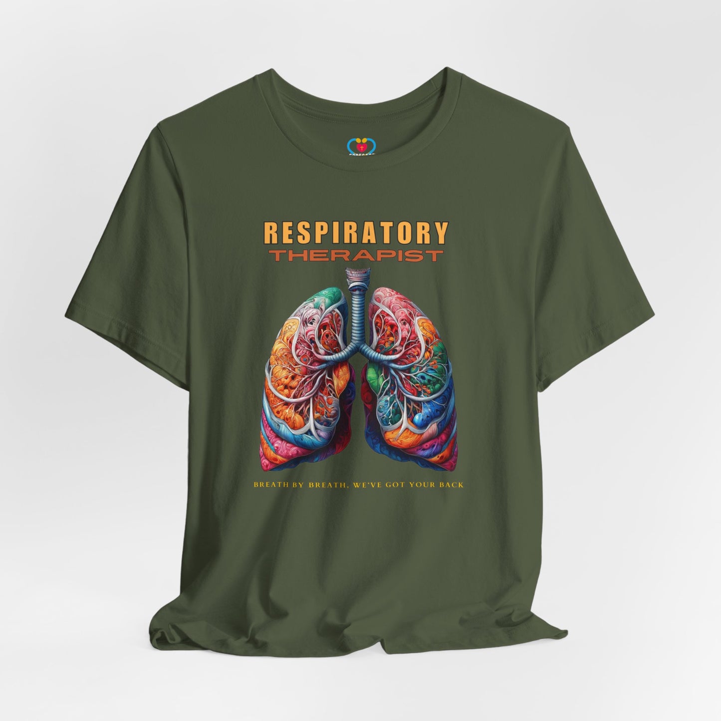 Breath by breath Respiratory Therapist T-shirt