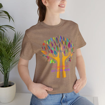 Colorful leaves Nurse T-shirt