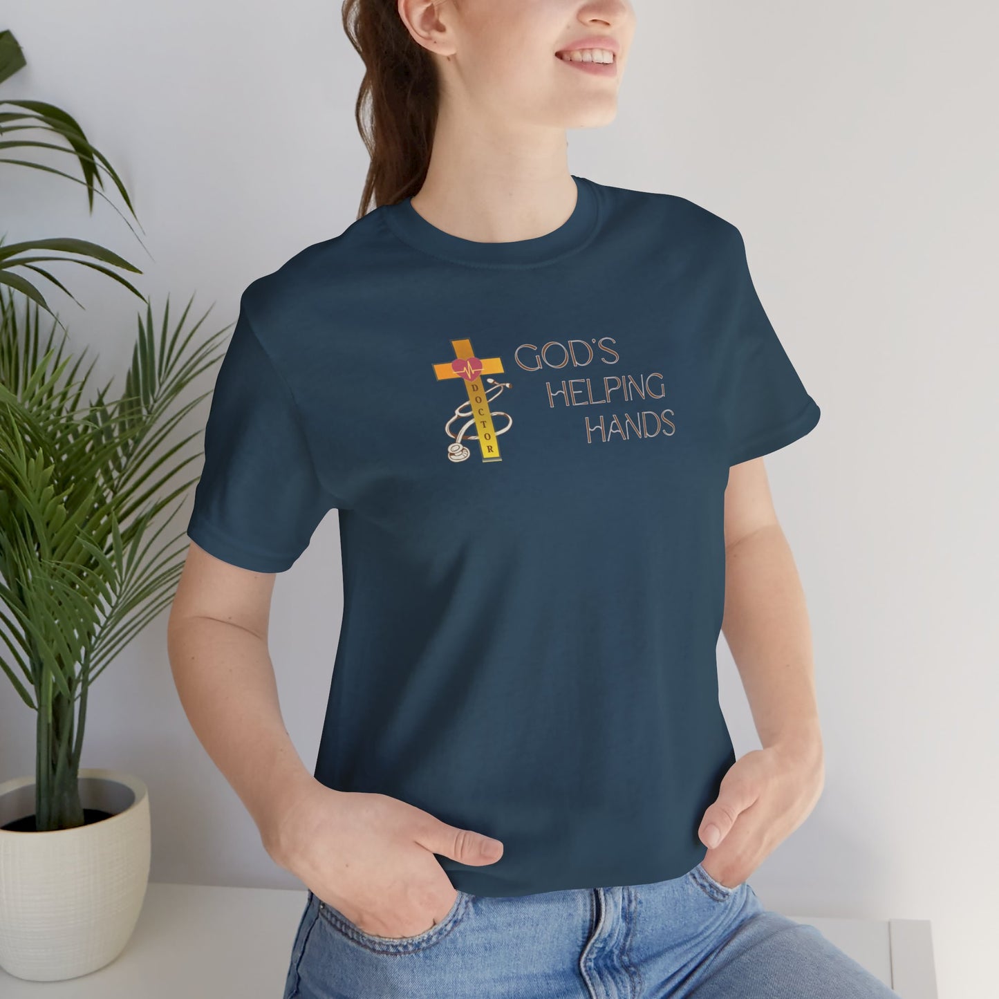 God's helping hand Doctor T-shirt