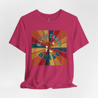 Retro heart Nurse T-shirt