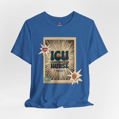 Vintage style ICU Nurse T-shirt