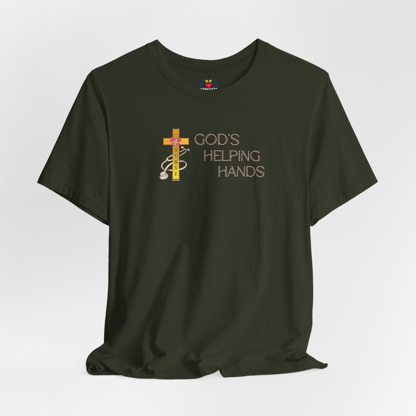 God's helping hand  Nurse T-shirt