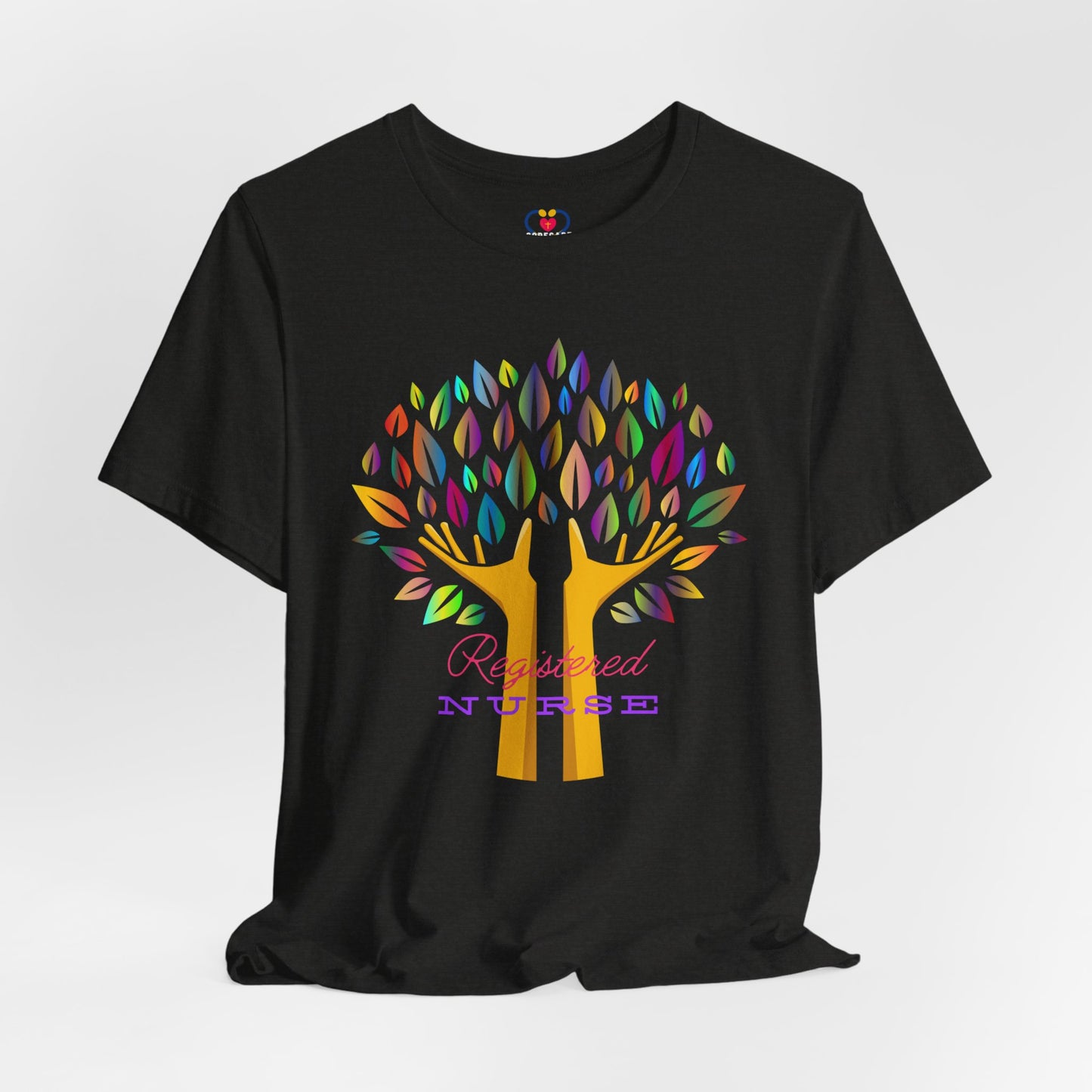 Colorful leaves Nurse T-shirt