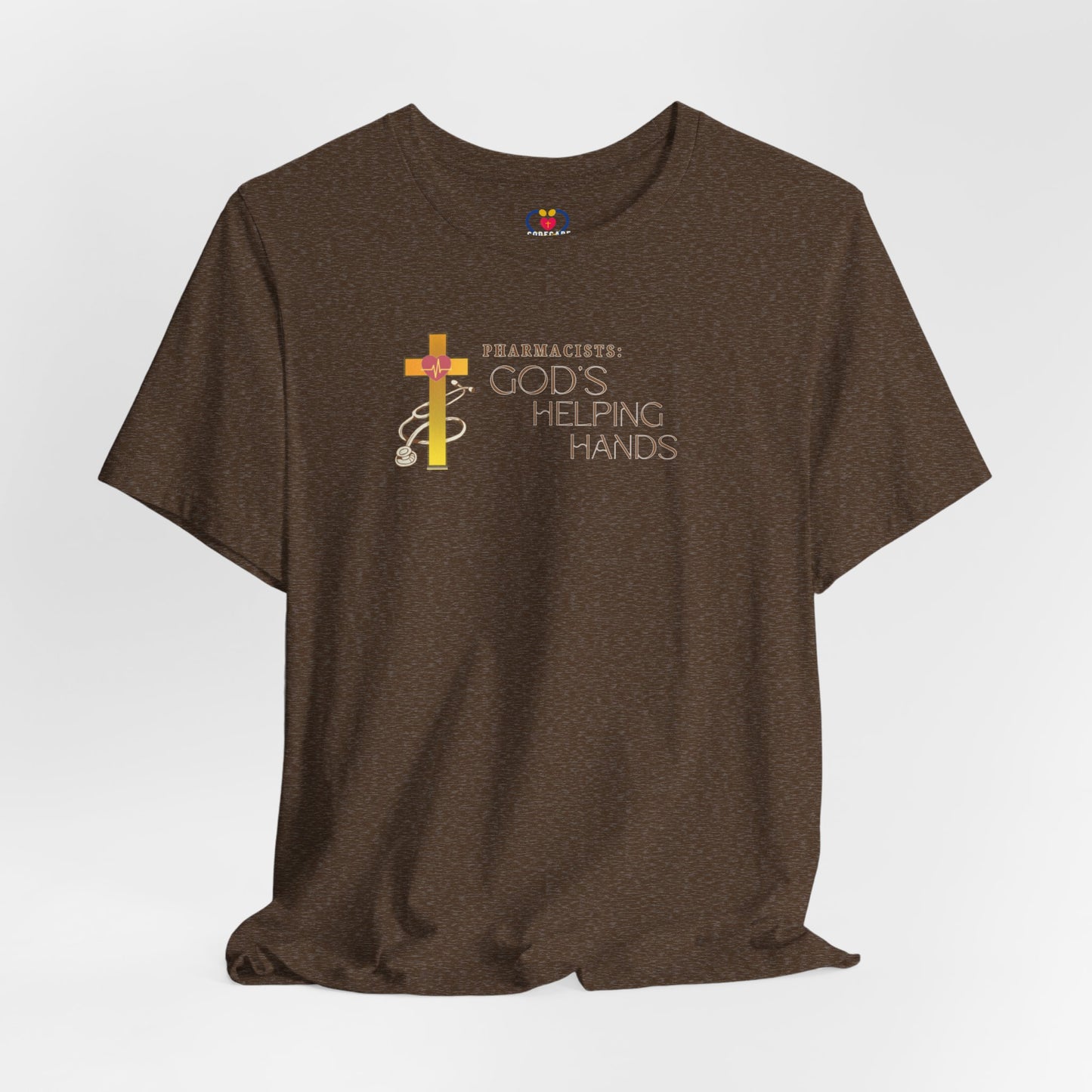 God's helping hand Pharmacist T-shirt